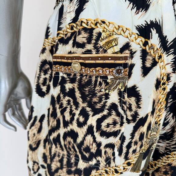 NWT!!! Camilla silk women cheetah print pants size L Retail 690$ - Picture 5 of 12